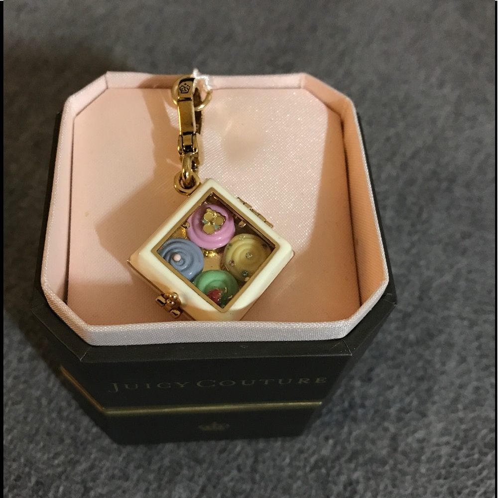 Juicy Couture Box of Cupcakes Charm