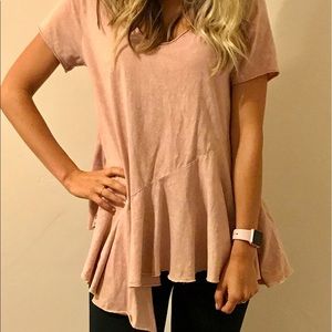 Anthropologie Dusty Rose Shirt