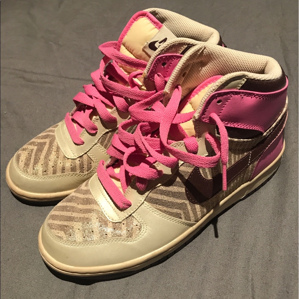 High top Nike sneakers