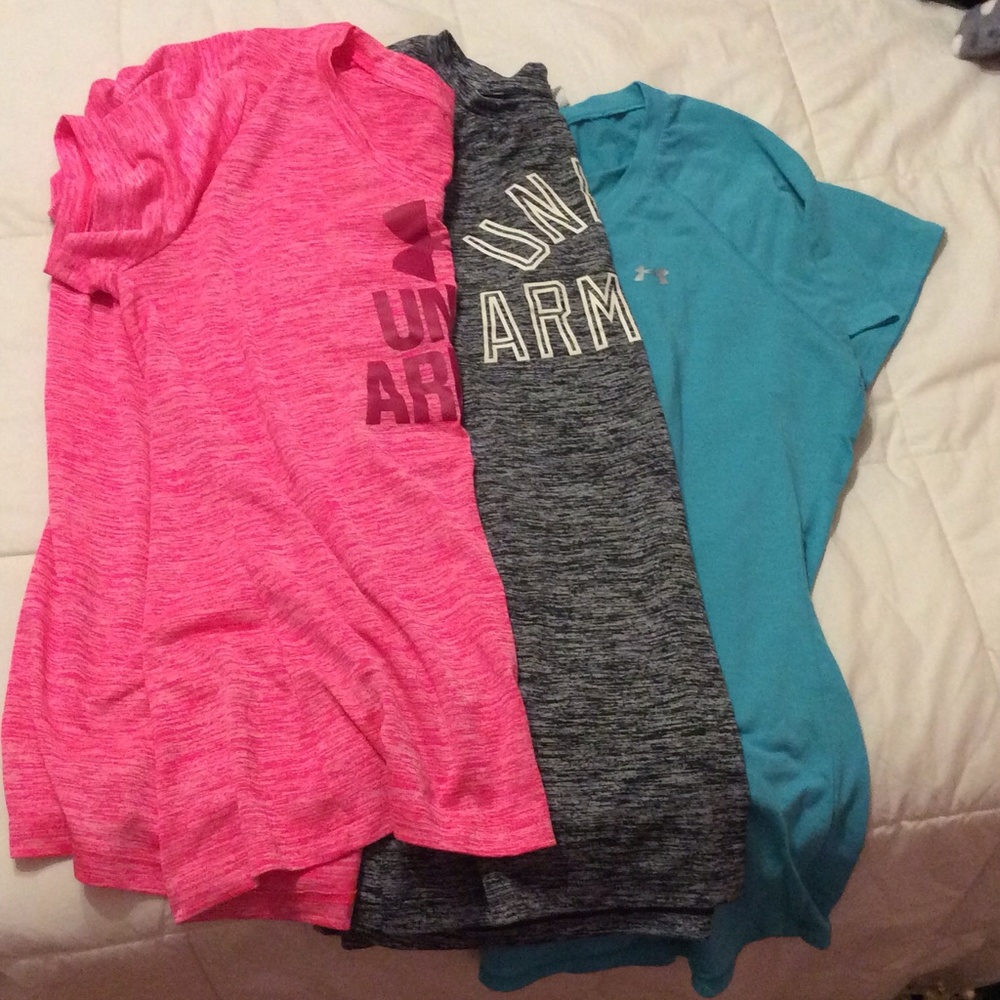 3 Under Armour t shirts for 1 price