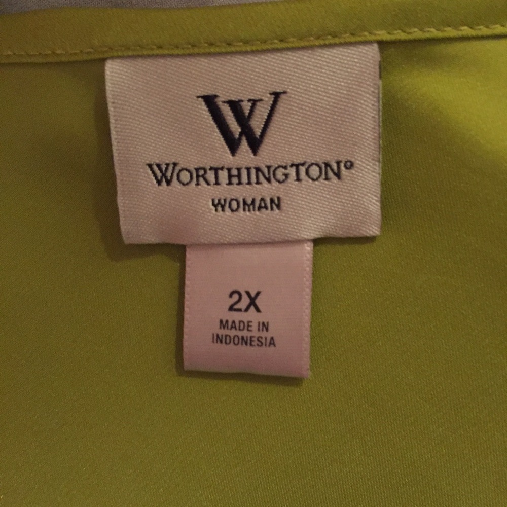 Green Ruffle Blouse - Picture 2 of 2