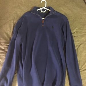 Blue Polo Quarter Zip