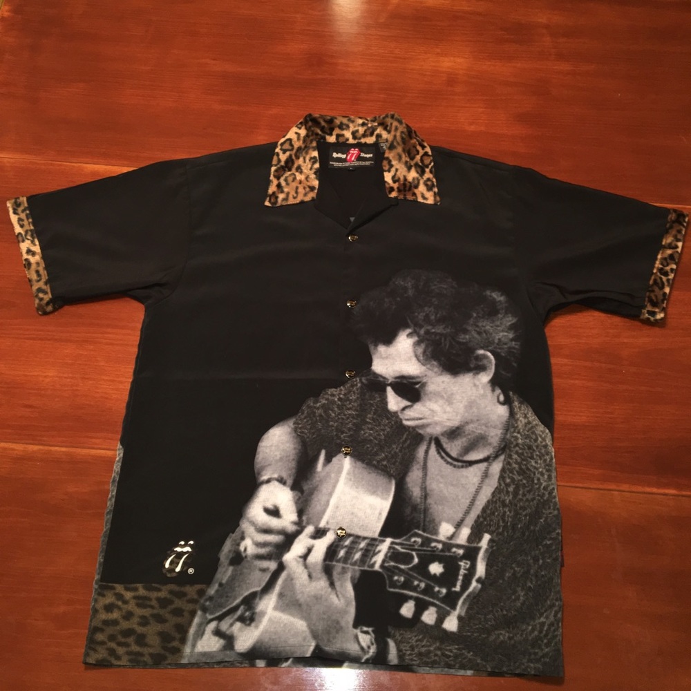 Rad Rolling Stones Button Up