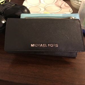 Leather Michael Kors wallet