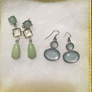 Two pair of earrings