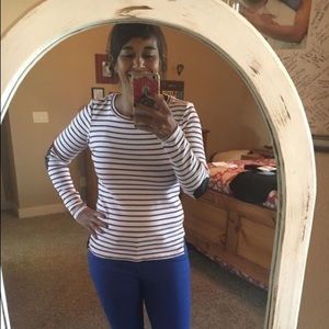 Pixley Striped Elbow Patch Shirt