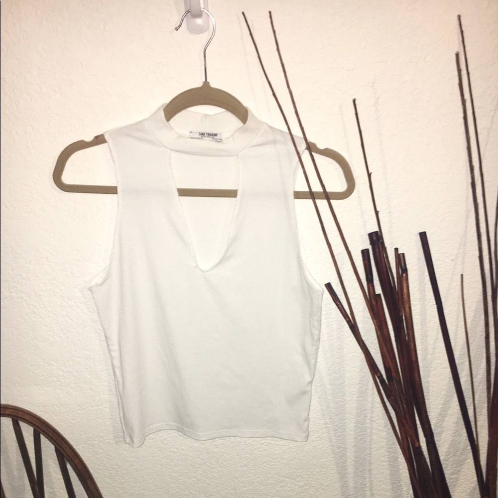 ZARA Very White Tank Top! Worn Once!
