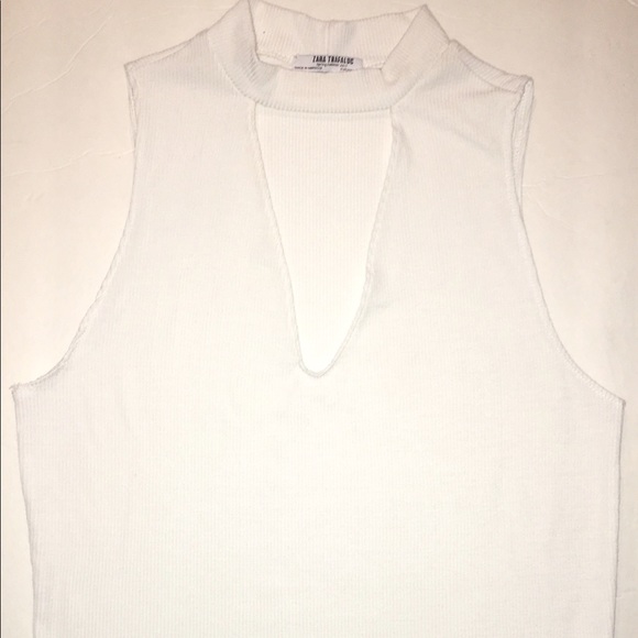 ZARA Very White Tank Top! Worn Once! - Picture 3 of 5