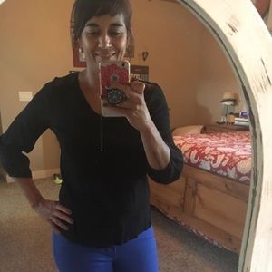 Skies are Blue Zipper front shirt