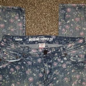 Floral denim