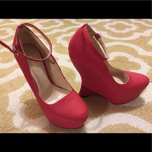 Lady Gaga inspired Red Sexy Shoes