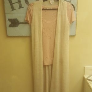 Lularoe joy. Beige color. Worn twice