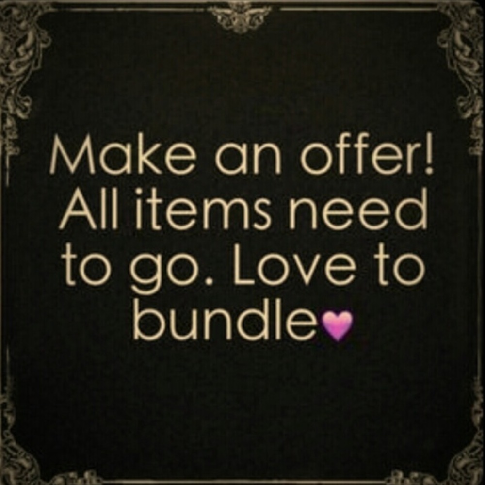 All reasonable offers will be accepted!