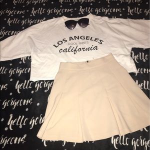 BRAND NEW Tan Tennis Skirt