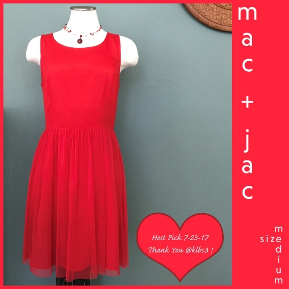 mac + jac Dresses & Skirts - 🍇🥂 mac + jac little red dress