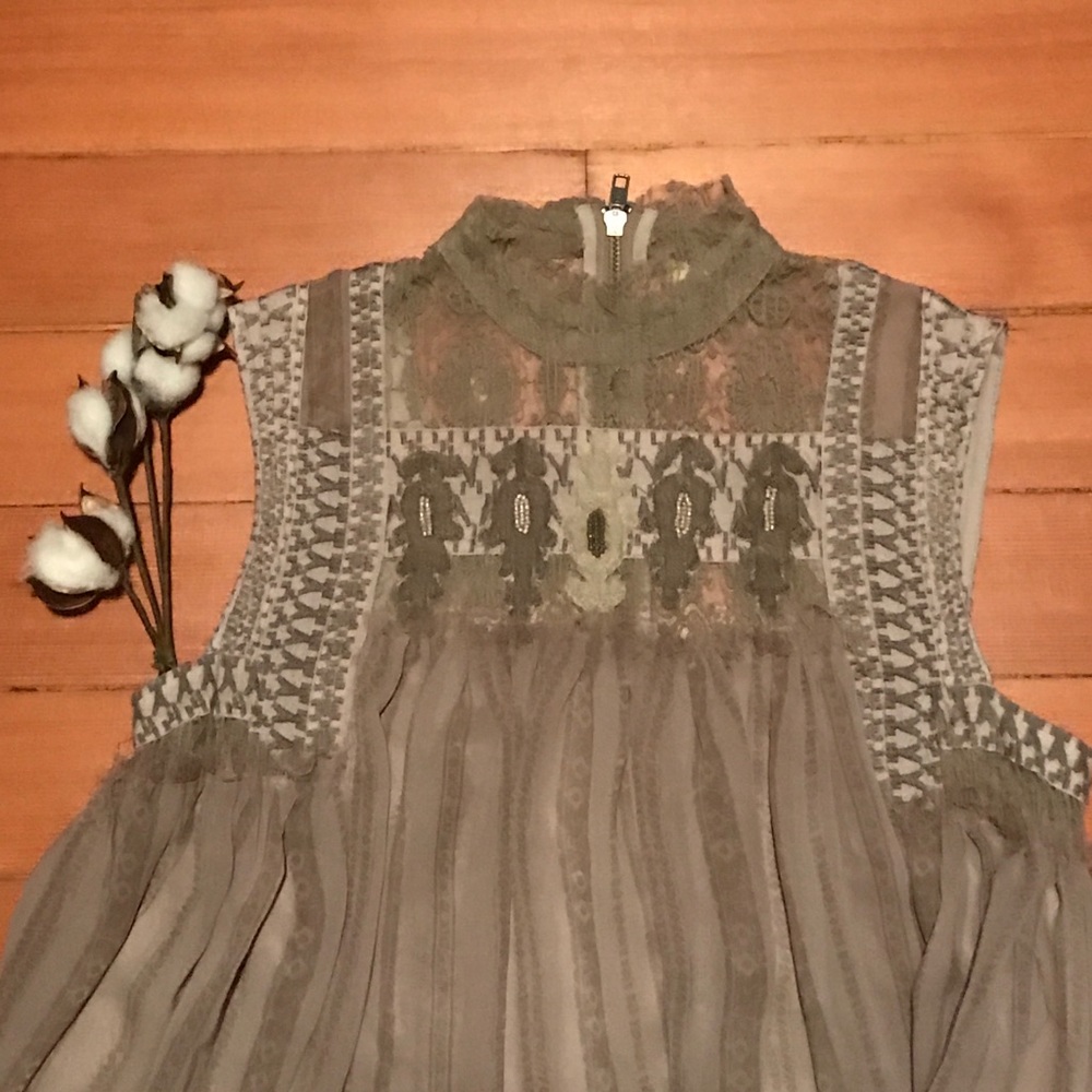 🚫SOLD🚫 Free People Mini Trapeze Dress - Picture 3 of 8