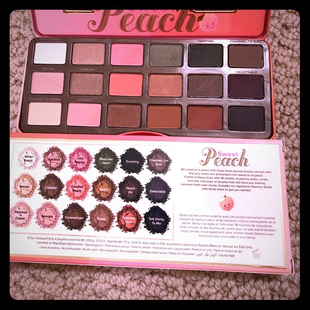 BNIB TOO FACED SWEET PEACH ☀️
