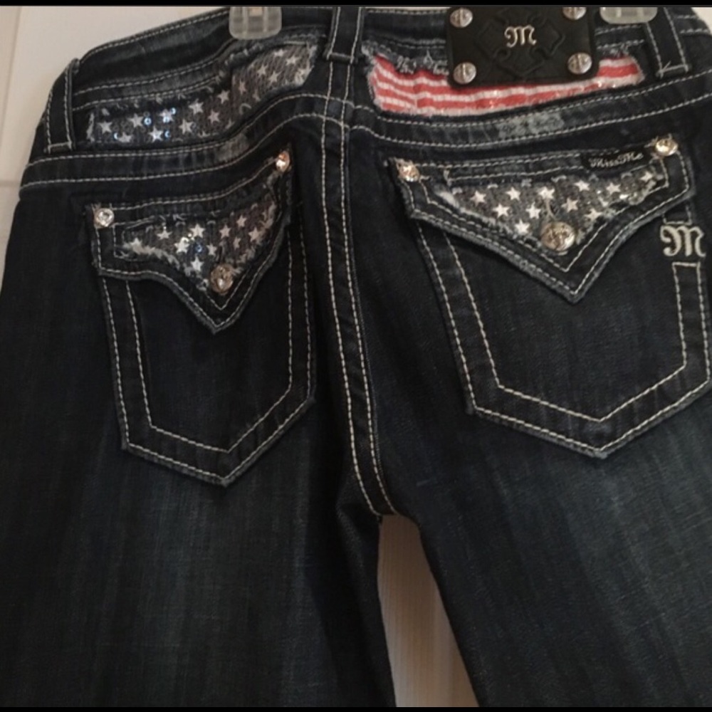Miss me USA Flag Skinny Jeans