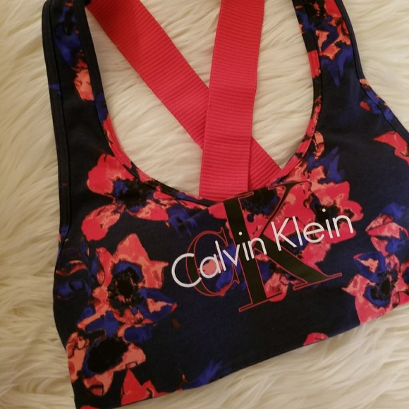 NWT* Gorgeous Calvin Klein Floral Brallette* - Picture 2 of 4