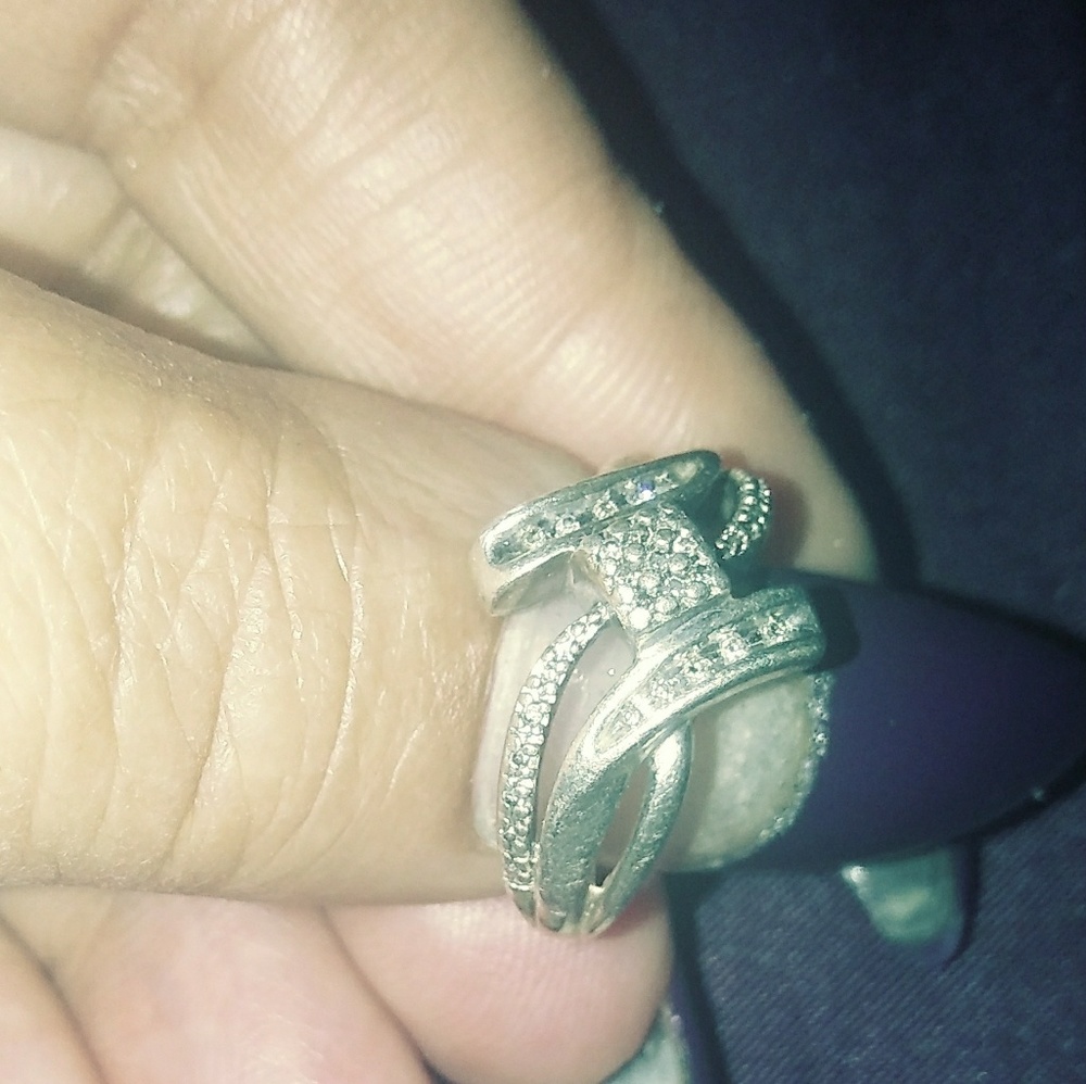 Sterling Silver Diamond... - Picture 3 of 5