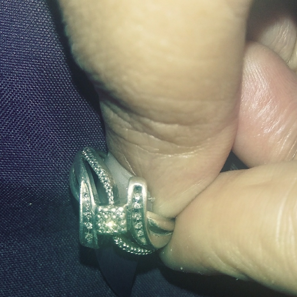 Sterling Silver Diamond... - Picture 5 of 5