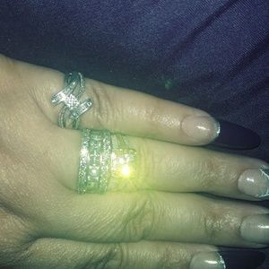 Sterling Silver Diamond...