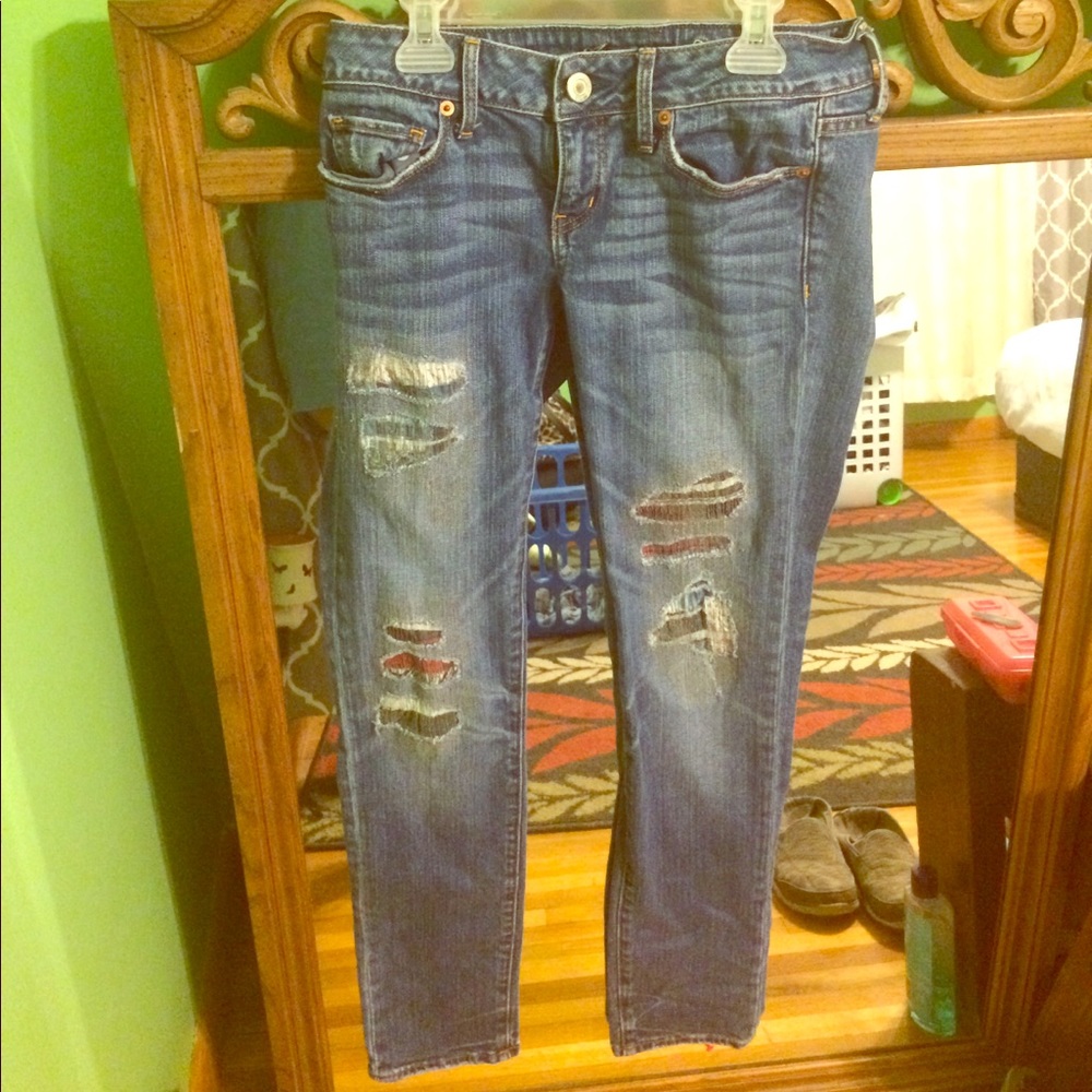 American Eagle blue jeans
