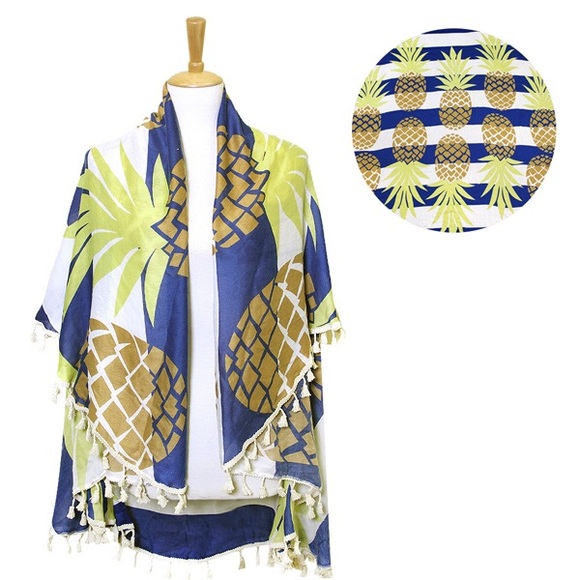 🍍RESTOCKED Round Pineapple Beach Throw - Picture 2 of 7