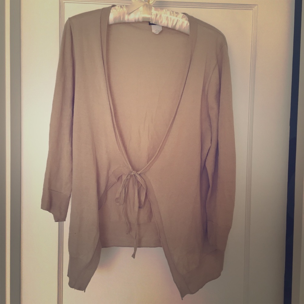 J. Crew tie cardigan