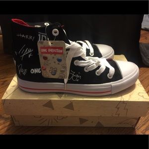 One direction high top shoes