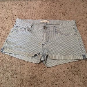 Bullhead pinstripe shorts