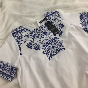 Boohoo petite shift dress