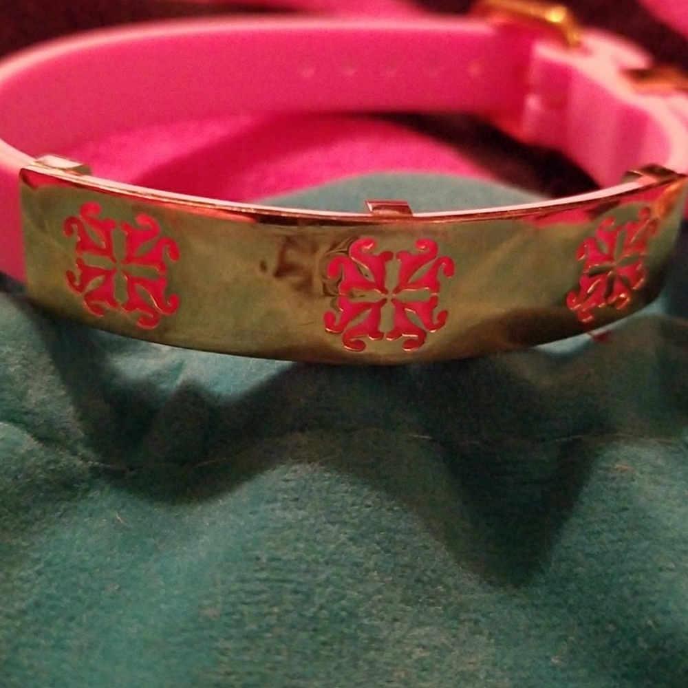 Pink Rustic Cuff Bracelet