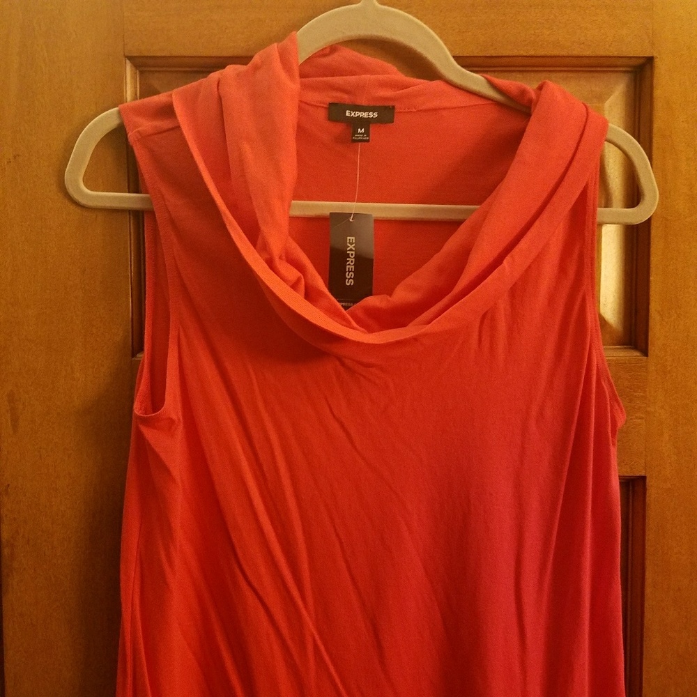 Women's Express Cowl Neck Dress Coverup Medium - Picture 2 of 2