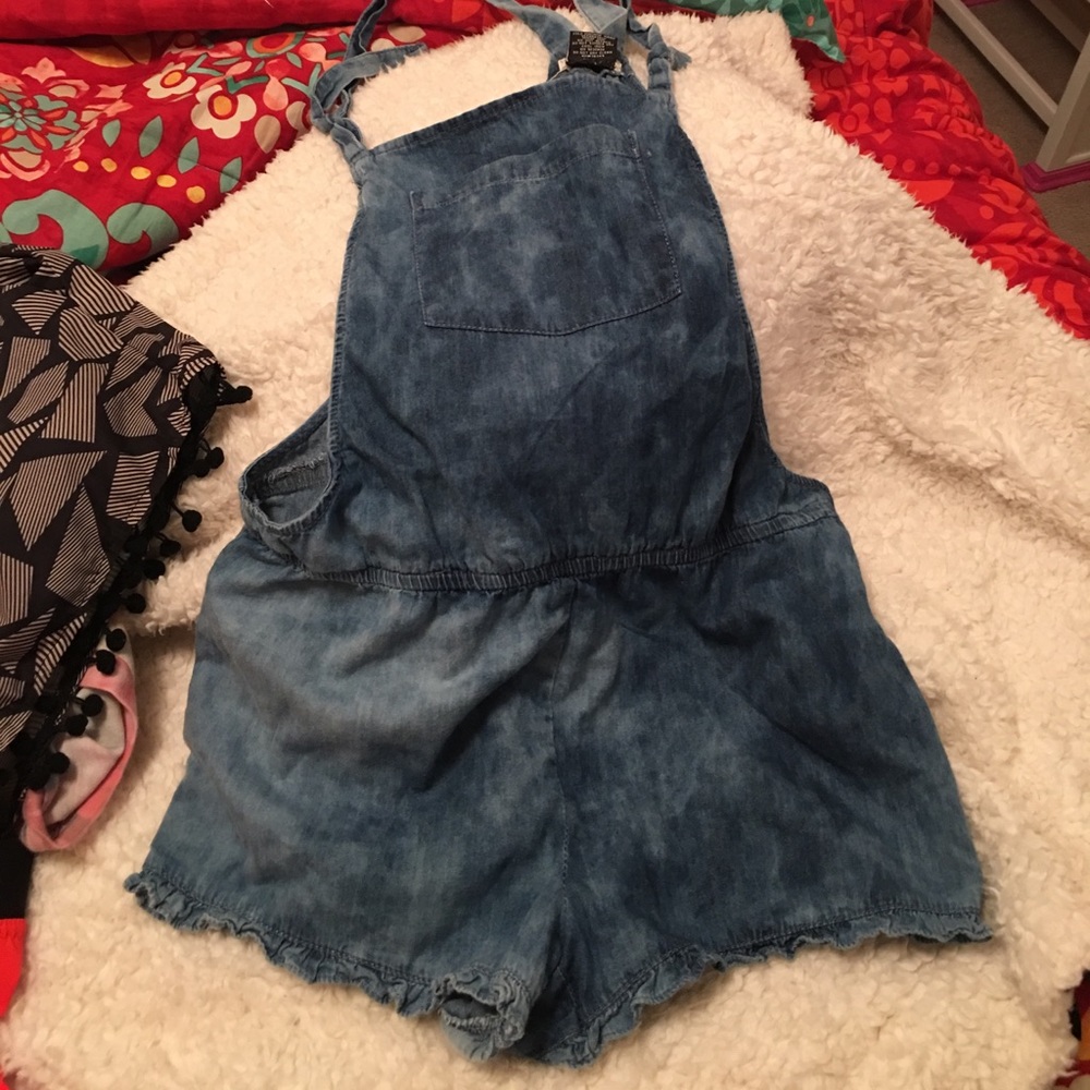 Tye dye overalls