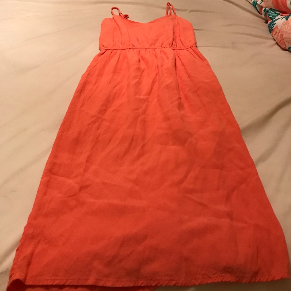 Forever 21 Coral Midi Sundress.