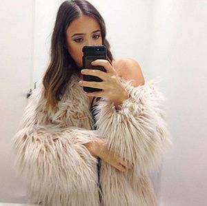 Faux Fur Short Coat Jacket
