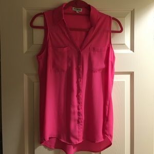 Hot Pink Express Portofino Shirt