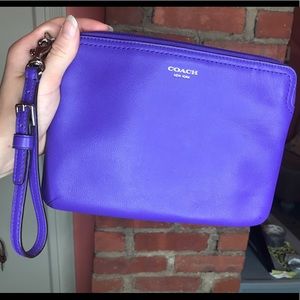 Beautiful Purple COACH Pouch/iPad mini holder!