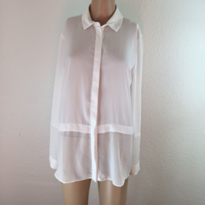 Topshop White Formal/ Casual Womens Size 8 button
