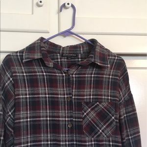 Never worn Brandy Melville flannel