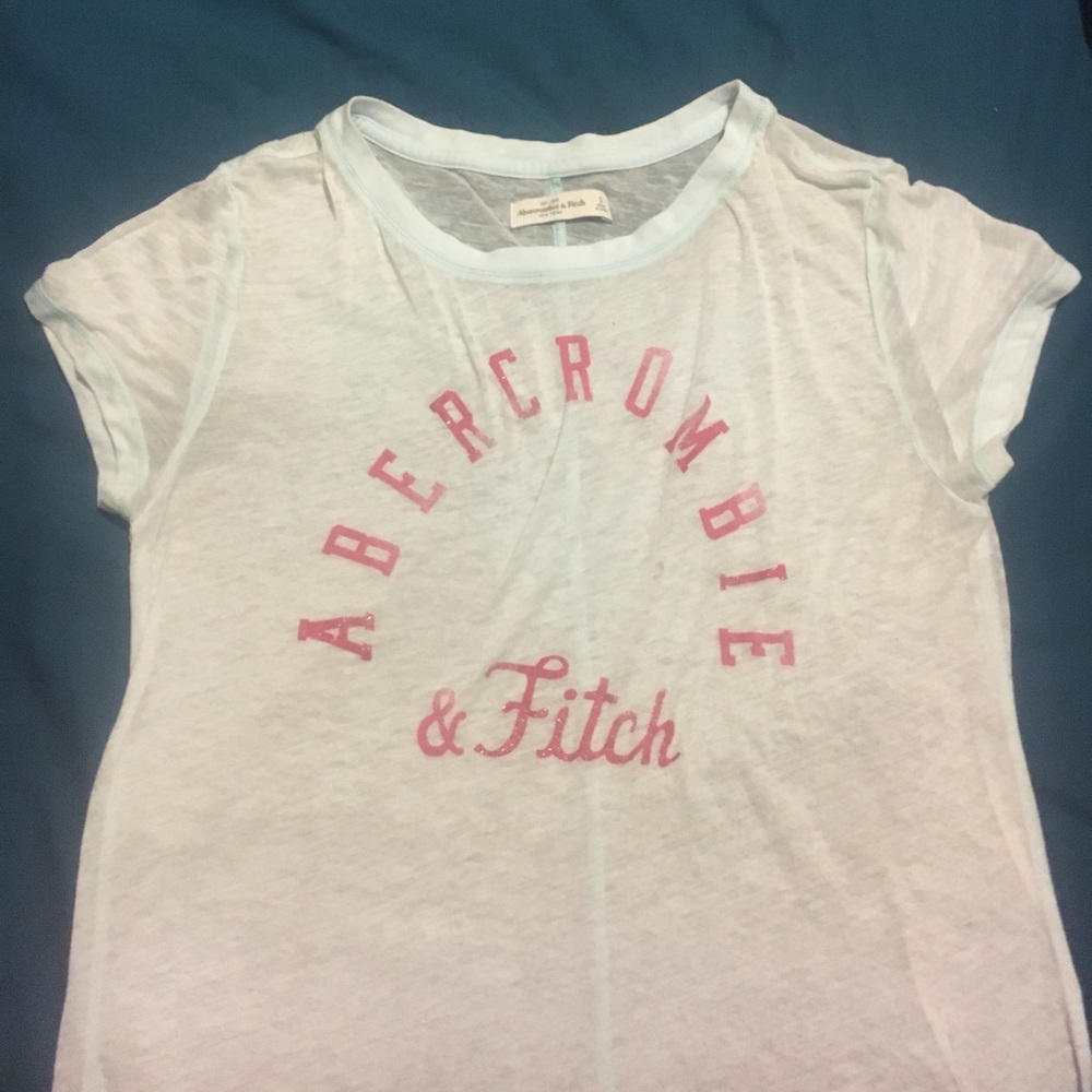Abercrombie and Fitch light blue shirt