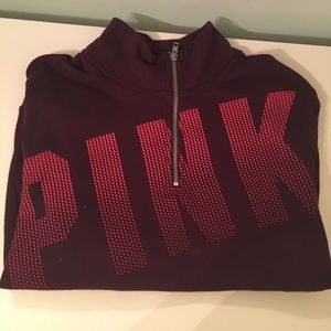 Pink 1/4 Zip Up