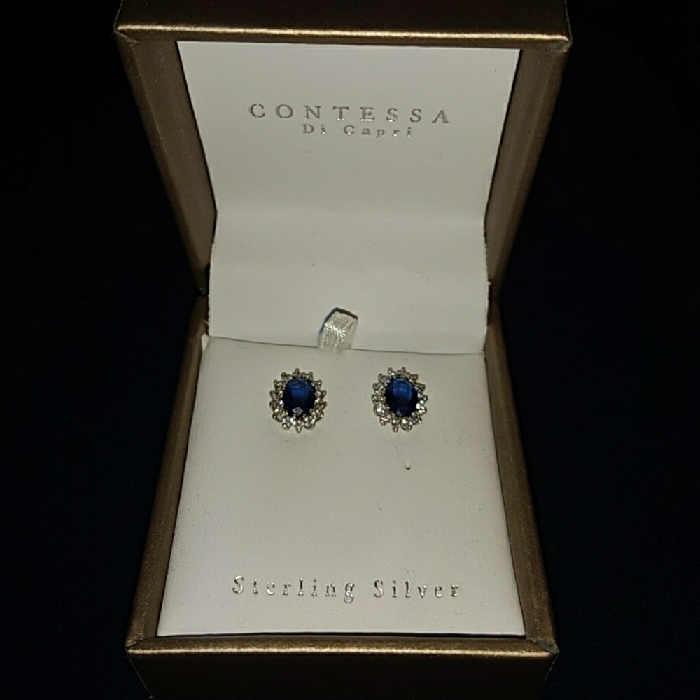 Silver earrings