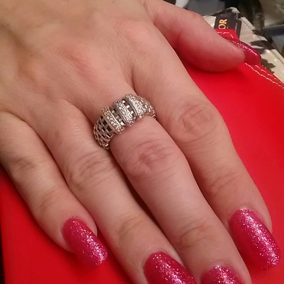 Sterling Silver Italian Mesh Ring Sterling Silver Italian Mesh Ring