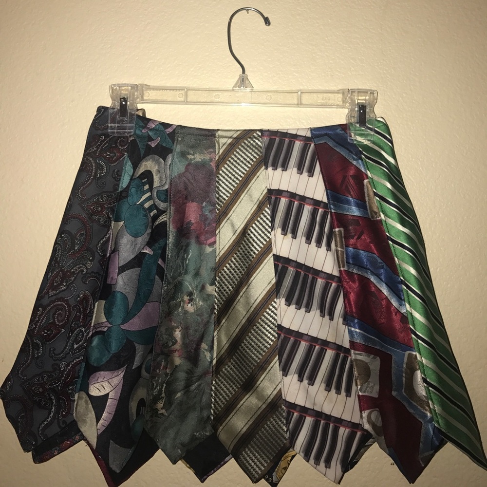 VINTAGE TIE SKIRT | HANDMADE| ONE OF A KIND