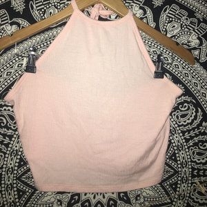 Pink crop top
