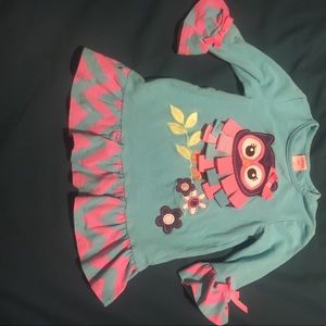Toddler shirt with owl