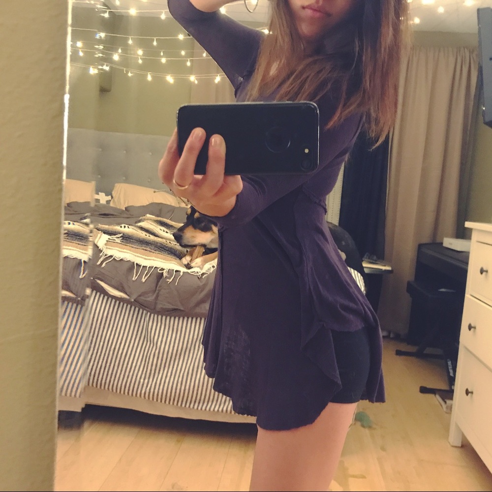 Free People knitted tunic