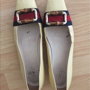 Gucci Patent Leather Flats